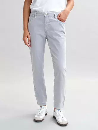 OPUS | Pantaloni di velluto a coste slim fit EVITA GLAZED | hellgrau